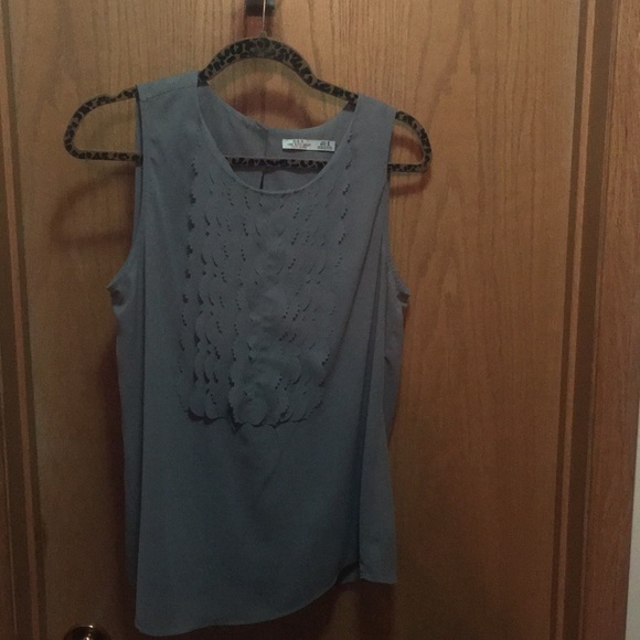 DEX SUIT SHOP GREY BLOUSE - Picture 5 of 5